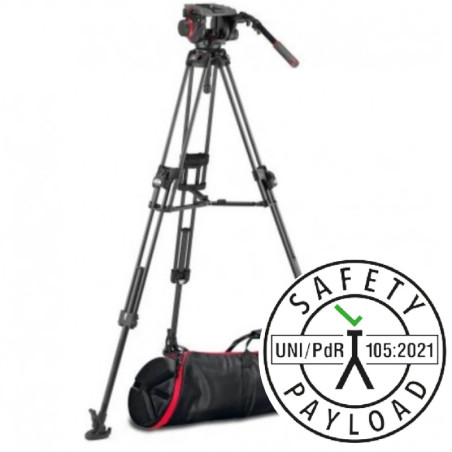 MVK509TWINFC Rotule video 509 Trepied Fast Twin 645 Carb Manfrotto