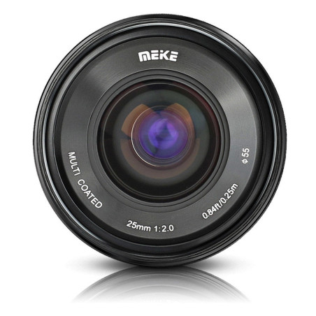 25 mm F2.0 monture EF-M Meike