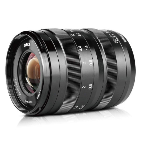 25 mm F2.0 Monture Sony E Meike