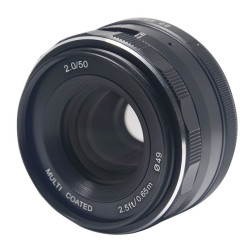 50 mm F2.0 Monture Sony E Meike