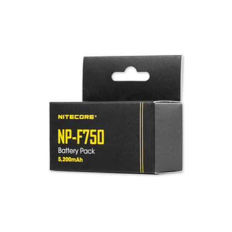 Batterie type NP-F750 5200mAh 38.5Wh Découvrez la batter