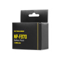 Batterie type NP-F970 7800mAh 56.2Wh Nitecore
