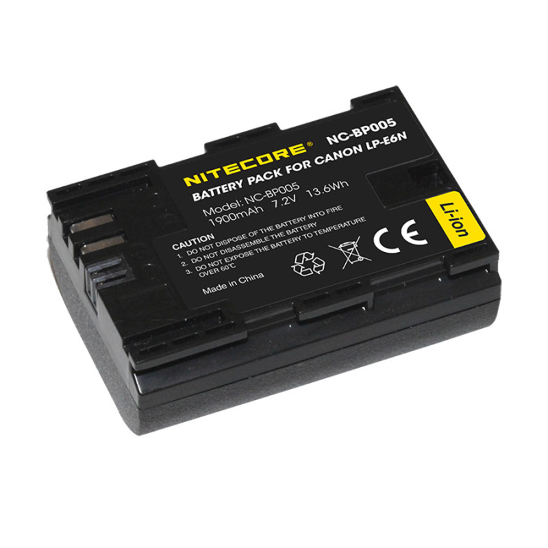 NC-BP005 Batterie type LP-E6 1900mAh