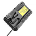 Chargeur double pour batteries type Sony NP-F Nitecore