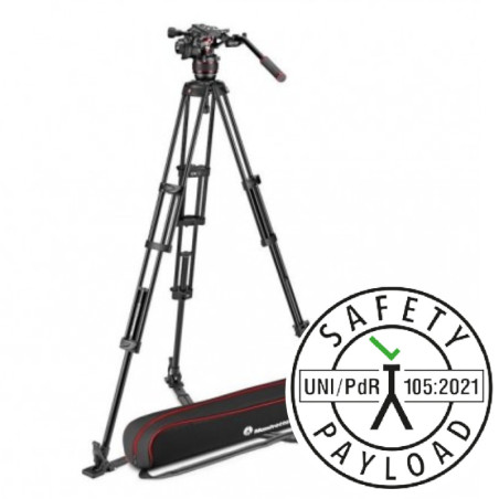 MVK608TWINGA Nitrotech 608 Trepied Twin-leg Alu Nitrotec Manfrotto
