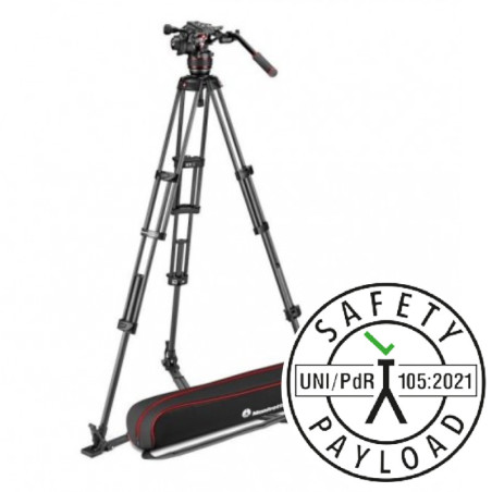 MVK608TWINGC Nitrotech 608 Trepied Twin-leg Carbone Nitr Manfrotto