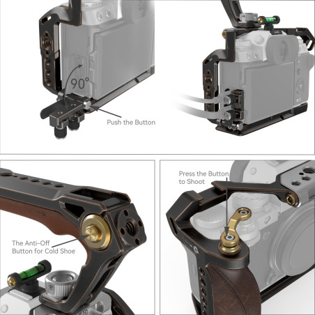 3872 Retro Handheld Cage Kit for FUJIFILM X-T5 Découvrez