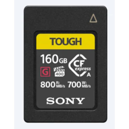 CEA-G160T CFEXPRESS SERIE G TYPE A 160GB R800/W700 Carte Sony