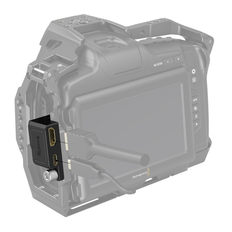 3289 HDMI & USB-C Right-Angle Adapter pour BMPCC 6K Pro