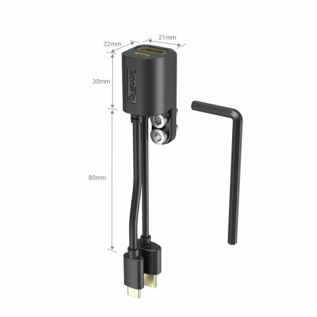2960 HDMI & Type-C Adapter pour BMPCC 4K & 6K Camera Cage SmallRig