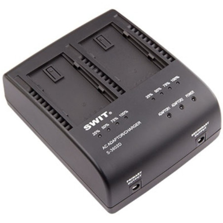 S-3602D Chargeur rapide double Panasonic VW-VBD