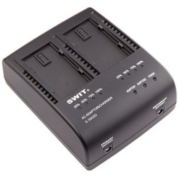 S-3602U Chargeur simultané 2 batteries type Panasonic VW-VBG Swit