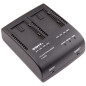 S-3602U Chargeur simultané 2 batteries type Panasonic VW-VBG S-3602U Chargeur simultané 2 batteries type Panasonic VW-VBG
