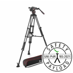 MVK608TWINMC Nitrotech 608 Trepied Twin-leg Carbone Nitr Manfrotto