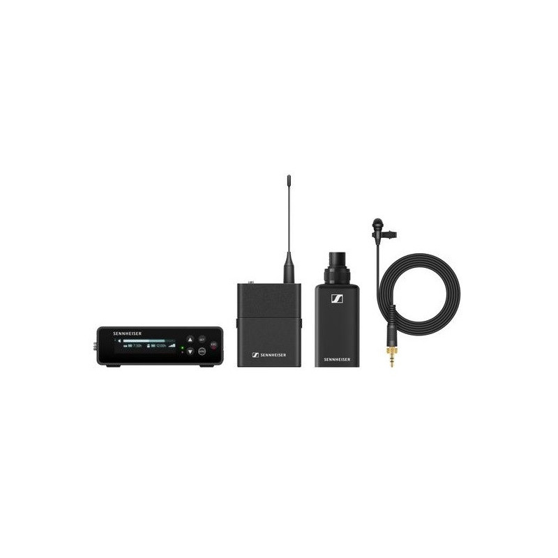 EW-DP ENG SET Systeme numerique portable avec micro-cravate omni ME 2 et emetteur plug-on SKP EW-DP ENG SET Systeme numerique portable avec micro-cravate omni ME 2 et emetteur plug-on SKP