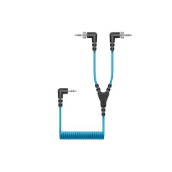 Câble séparateur 2 canaux pour l'utilisation de 2 récepteurs EK Sennheiser