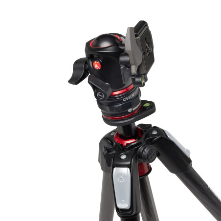 kit trepied photo 4 sections carbone MT055CXPRO4 QR Catc Manfrotto