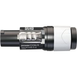 NAC3FXXB-W-S - Type mâle de sortie, IEC62368-1, taille S NEUTRIK