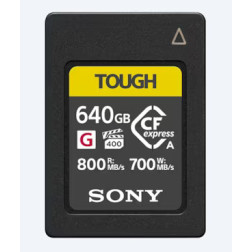 CEA-G640T CFEXPRESS SERIE G TYPE A 640GB R800/W700 Carte Sony