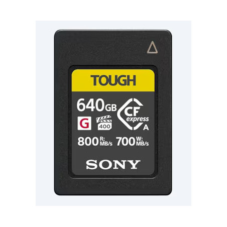 CEA-G640T CFEXPRESS SERIE G TYPE A 640GB R800/W700 Carte Sony