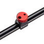 Micro pince en aluminium, rouge Micro pince en aluminium, rouge