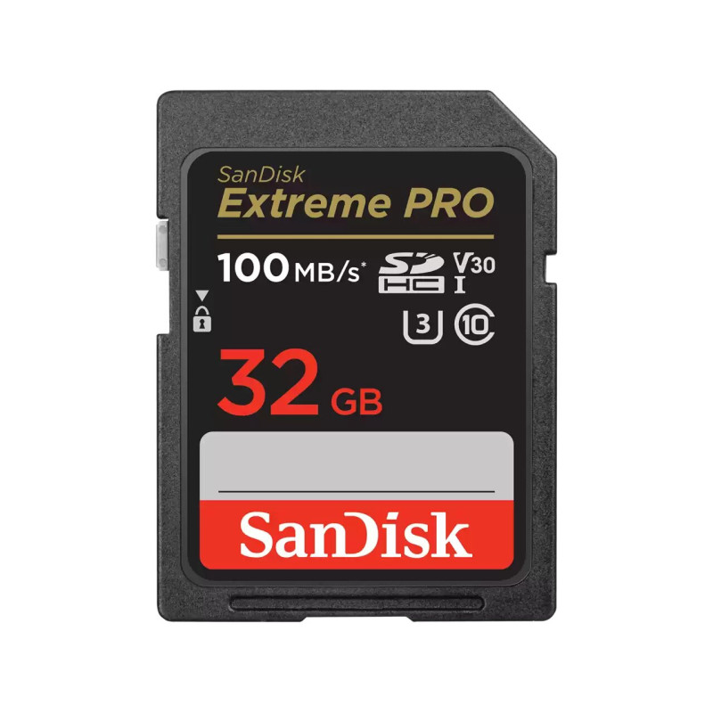 SD Extreme Pro UHS-I 32Go 100Mo/s