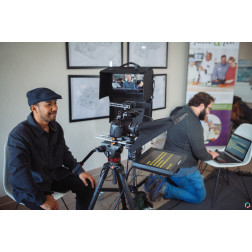 PAL PRO SLED 12'' + High Bright Monitor Prompter People