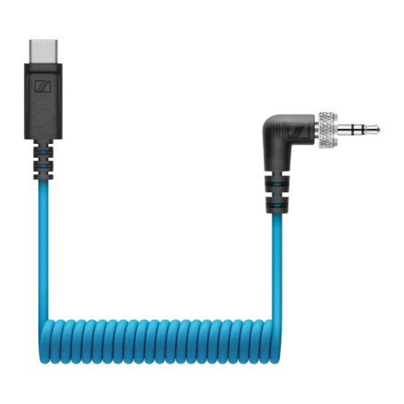 CL 35 USB-C - Câble spiralé TRS vers USB-C de 3,5 mm Câb Sennheiser