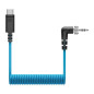 CL 35 USB-C - Câble spiralé TRS vers USB-C de 3,5 mm