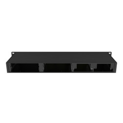 RU-01 Rack 1 à 4 modules 1U-4CH redudant power rackmount