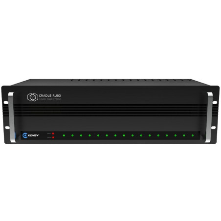 RU-03 Rack 1 à 16 modules 3U-16CH redudant power rackmou Kiloview
