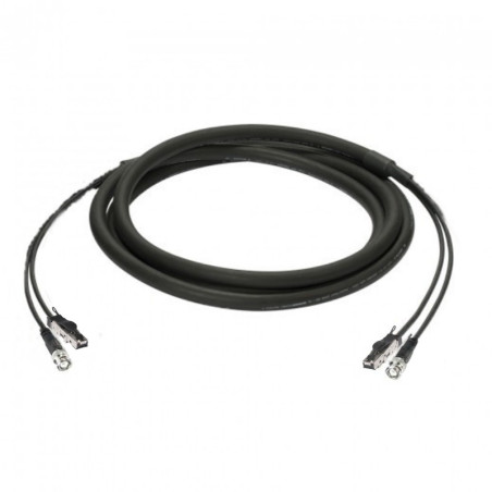 Cordon sur touret BNC et RJ45 30m