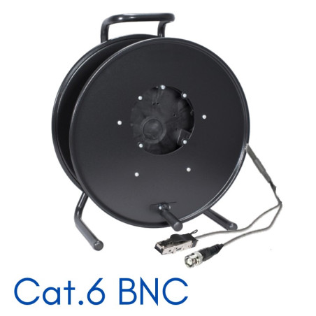 Cordon sur touret BNC et RJ45 30m PBS