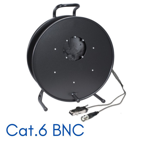 Cordon sur touret BNC et RJ45 50m PBS