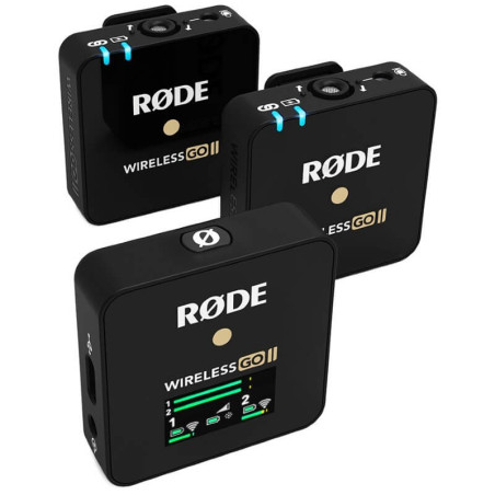 Wireless GO II Kit Audio 2 émetteurs et 1 récepteur Wire Rode