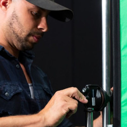Fond vert StudioLink chromakey 3x3 m Manfrotto