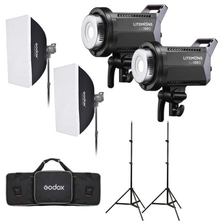 Litemons LA150D Daylight Duo Kit Godox