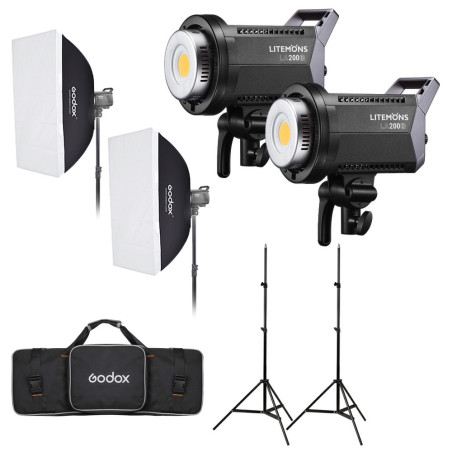 Litemons LA200D Daylight Duo Kit Godox