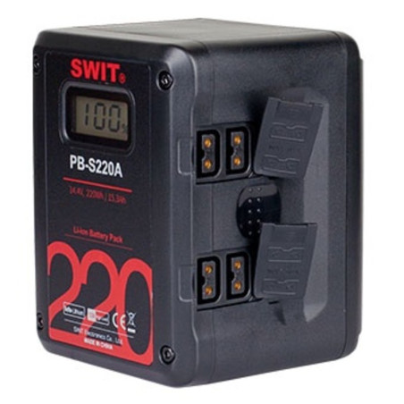 PB-S220A Batterie Gold Mount 220Wh Batterie numérique 22