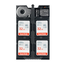 SW-MCR1 Memory Card Case Zwart JJC