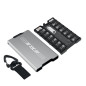 SW-MCR1 Memory Card Case Grijs