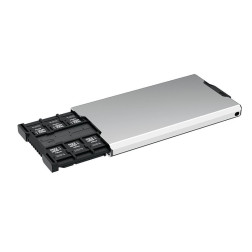 SW-MCR1 Memory Card Case Grijs JJC