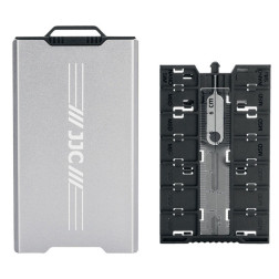 SW-MCR1 Memory Card Case Grijs JJC