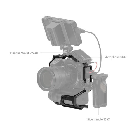 3982 Cage for Nikon Z8 with MB-N12 Battery Grip Découvre