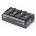 LC-D421F Kit Chargeur 4 batteries type Sony NP-F Swit