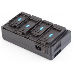 LC-D421F Kit Chargeur 4 batteries type Sony NP-F Swit