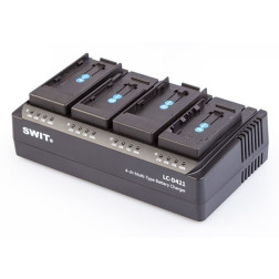 LC-D421 Chargeur 4 batteries platines batterie non inclu Swit