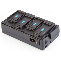 LC-D421 Chargeur 4 batteries platines batterie non inclu