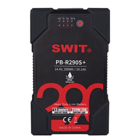 PB-R290S+ Batterie V-mount 29160Wh Batterie robuste 290W Swit