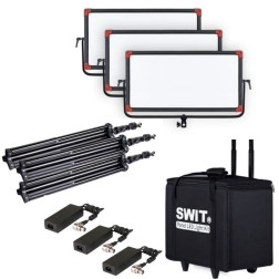 PL-E90D Kit panneaux LED Kit 3x Panneaux LED bicolore SM Swit